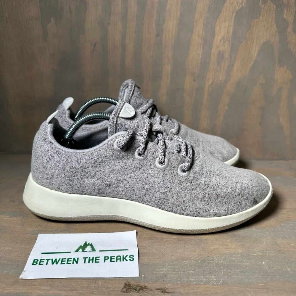AllBirds Womens 8 Running Shoes Gray Walking Low Top Wool Lace Up Woven